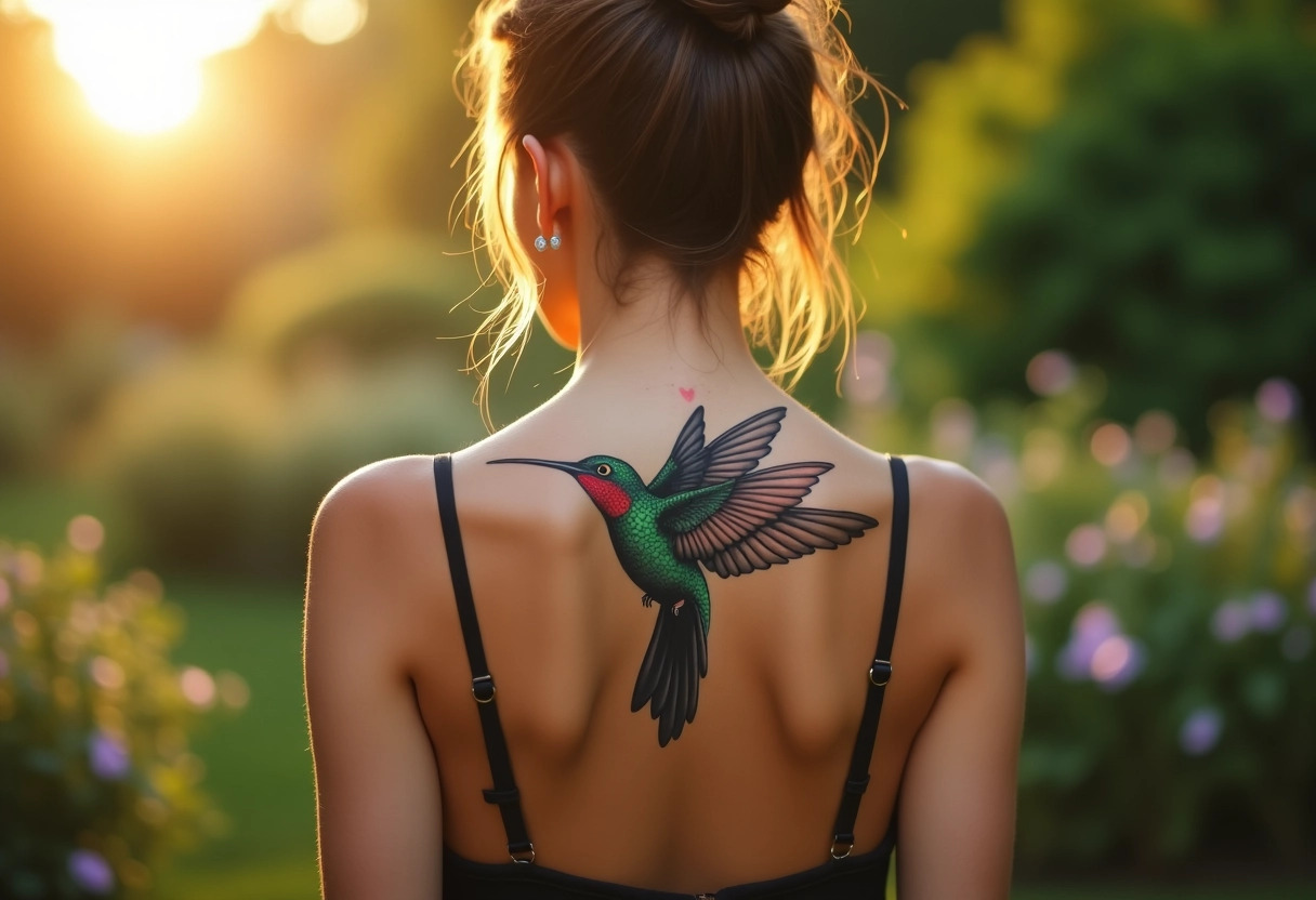 colibri tatouage