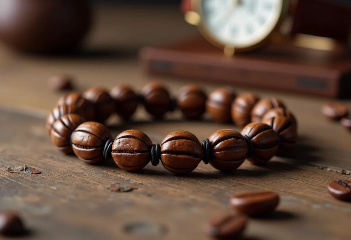 L’histoire insoupçonnée du bracelet graine de café pour homme